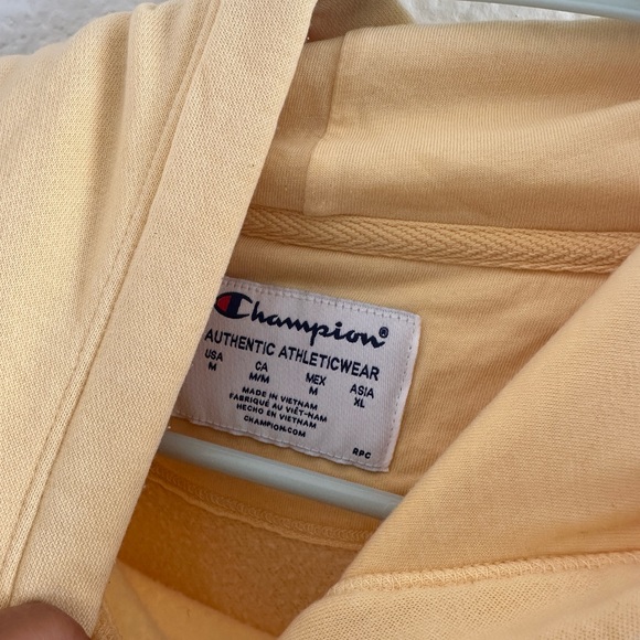 Ombré Champion Yellow Hoodie - Picture 3 of 9